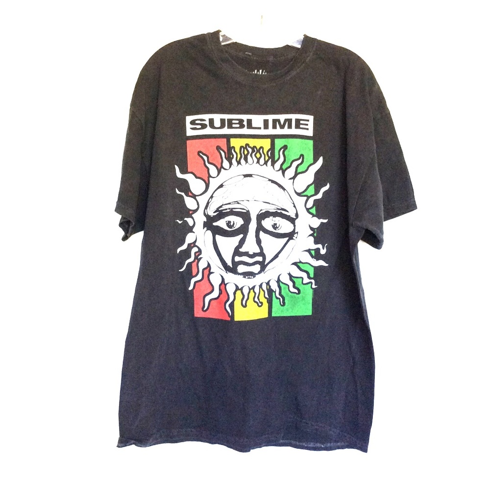 Sublime Black Band T Shirt Dress